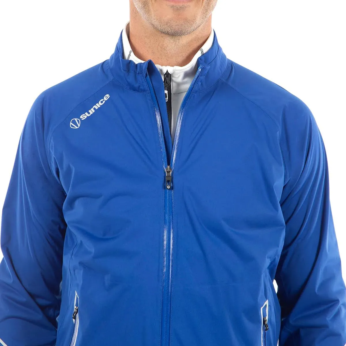 Sunice Performance Apparel - Jay Mens Waterproof Breathable Ultra Lightweight Hyper 4-Way Stretch Performance Jacket