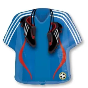 Super Soccer Jersey Foil Balloon - 61cm x 56cm