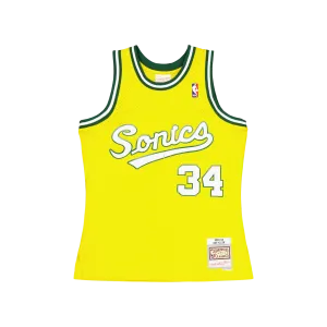 Supersonics Swingman Jersey Al Yellow