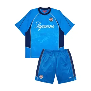 Supreme Jacquard Soccer Jersey Blue Set