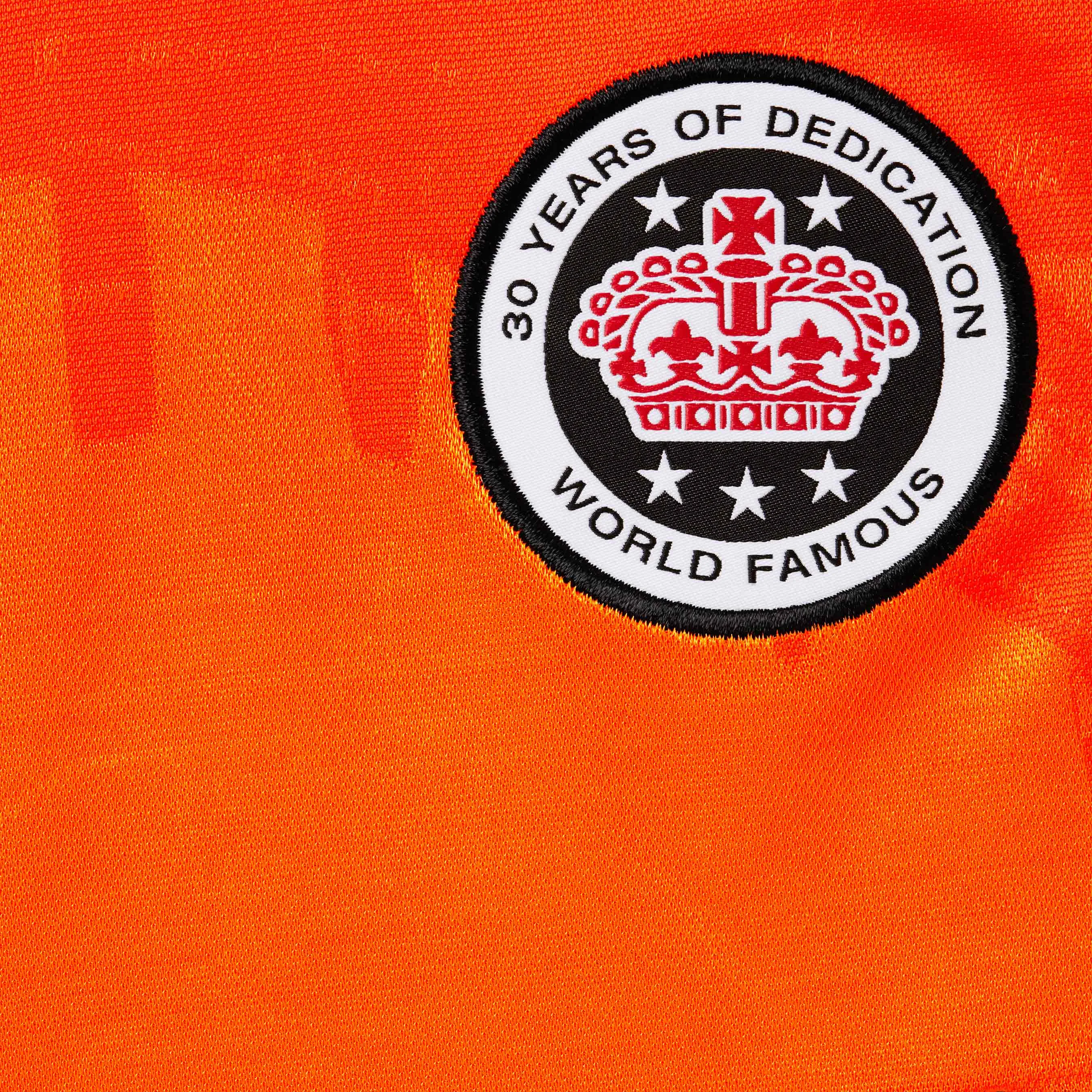 Supreme Jacquard Soccer Jersey Orange Set