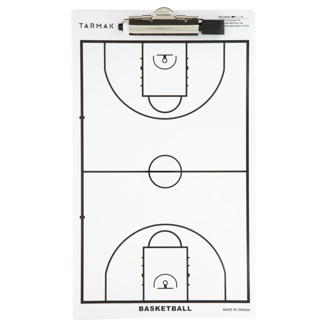 Tarmak Basketball Coach Whiteboard with Erasable Marker