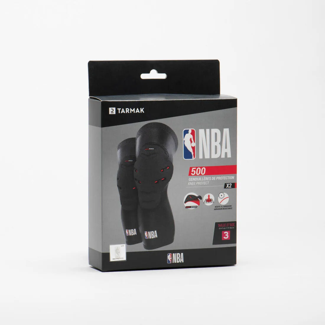 Tarmak x NBA Adult's Knee Pads - 2 Pack