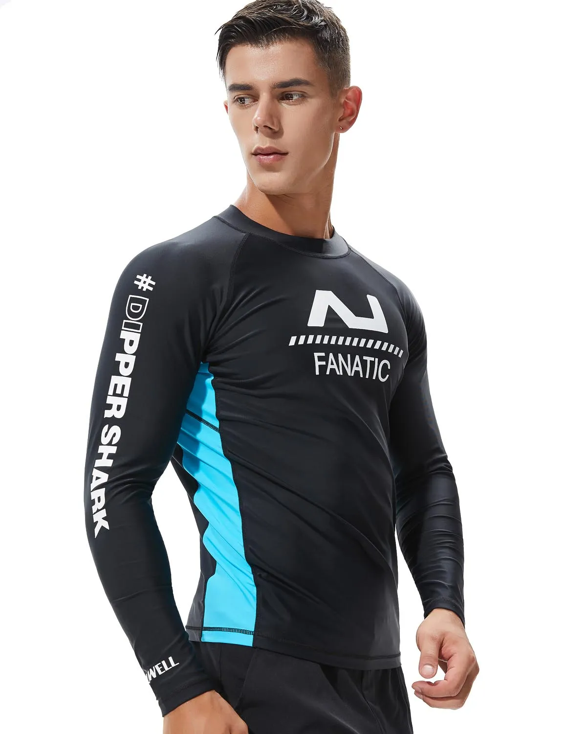 TAUWELL Men's Long Sleeve Rash Guard Surfing Shirt 8801