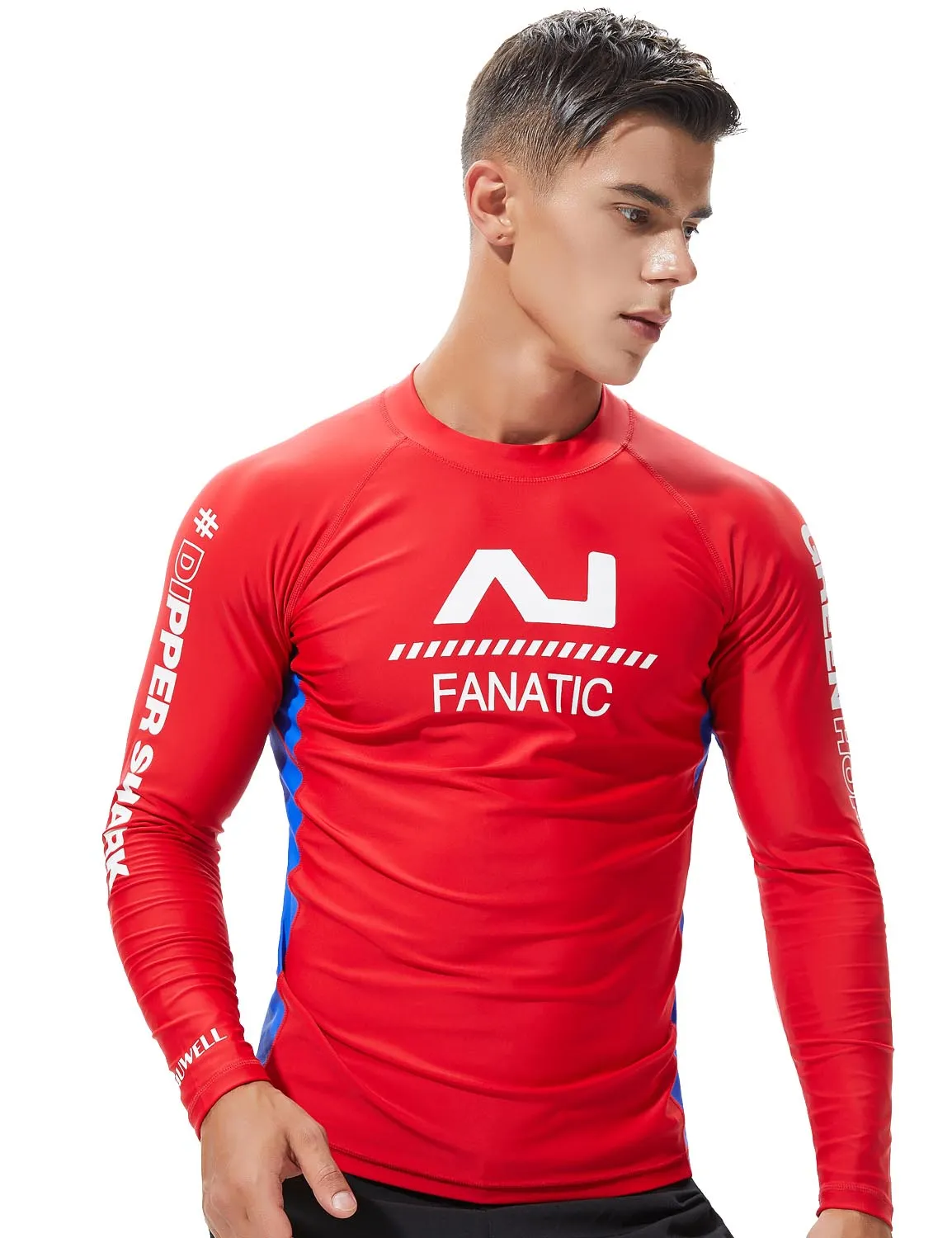 TAUWELL Men's Long Sleeve Rash Guard Surfing Shirt 8801