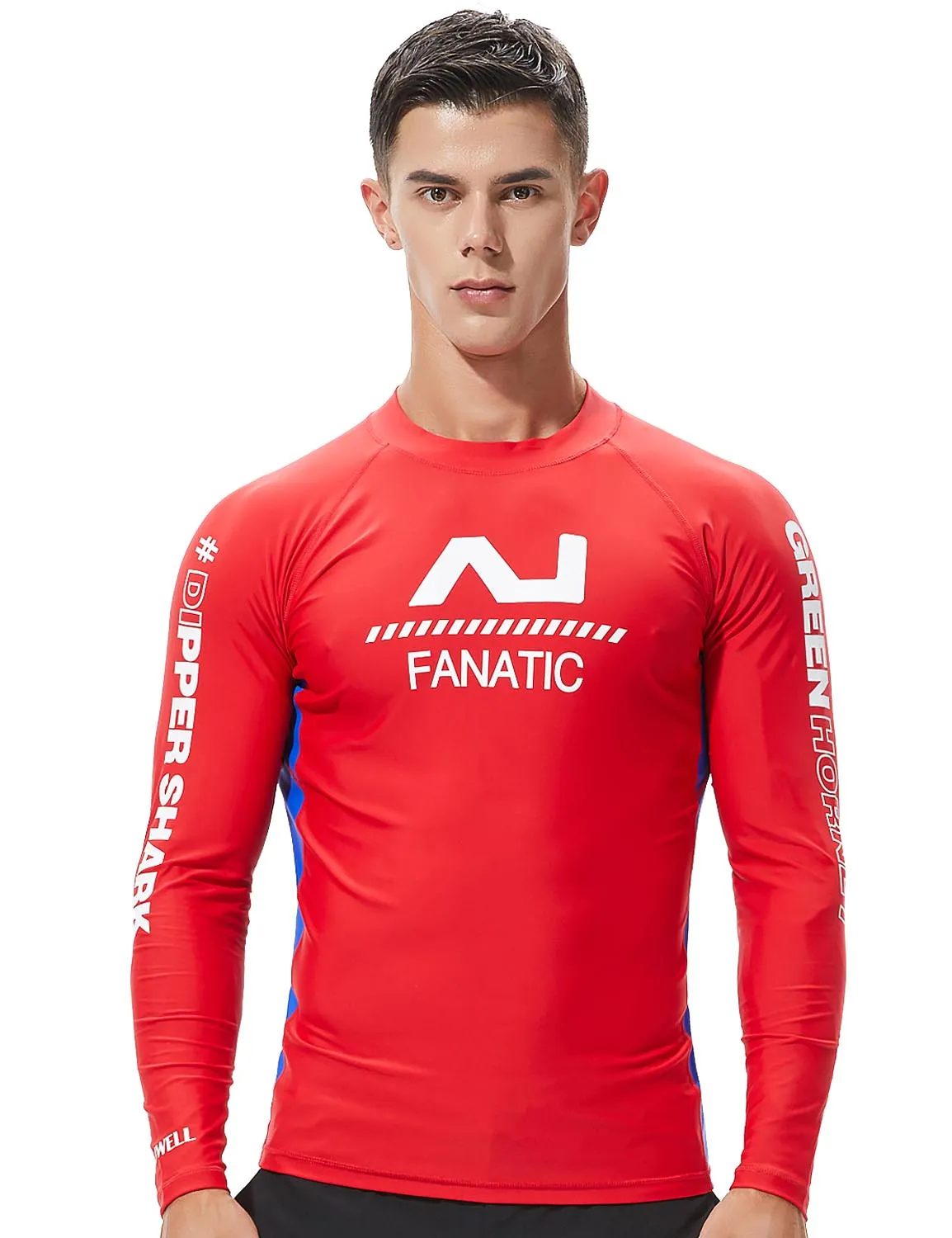TAUWELL Men's Long Sleeve Rash Guard Surfing Shirt 8801