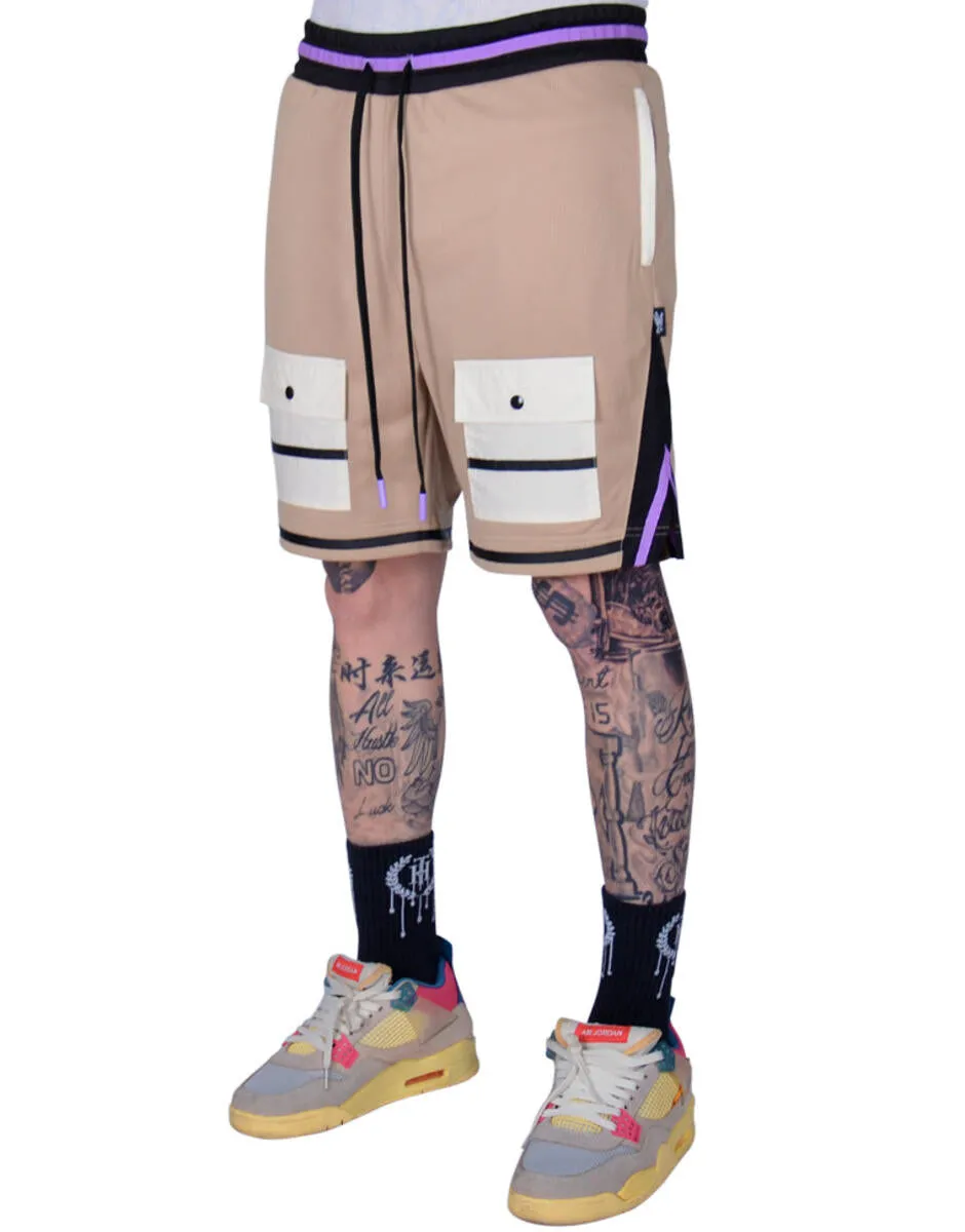 THC Basketball Mesh Shorts (Limestone)