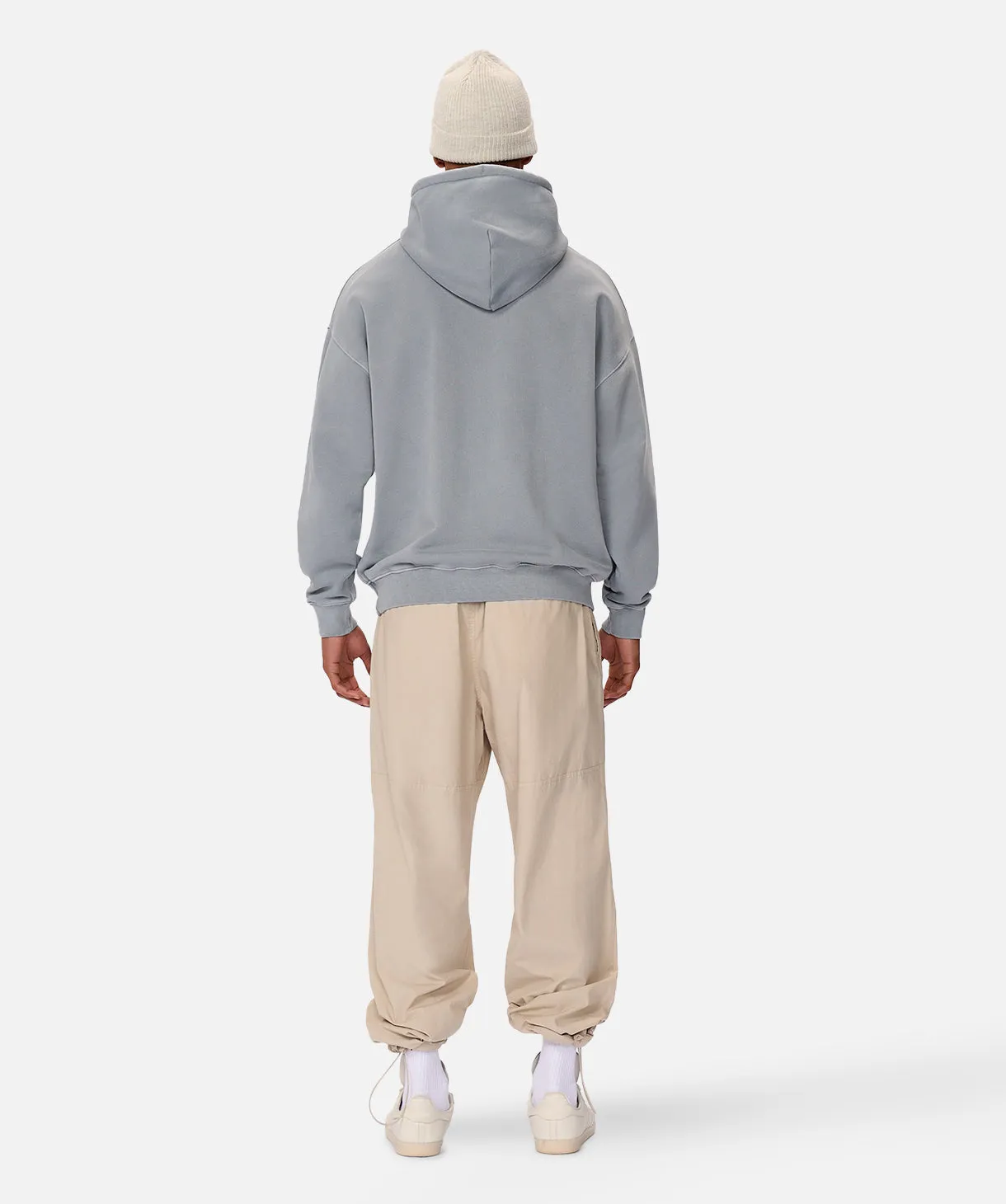 The Del Sur Washed Hood - Lake Blue