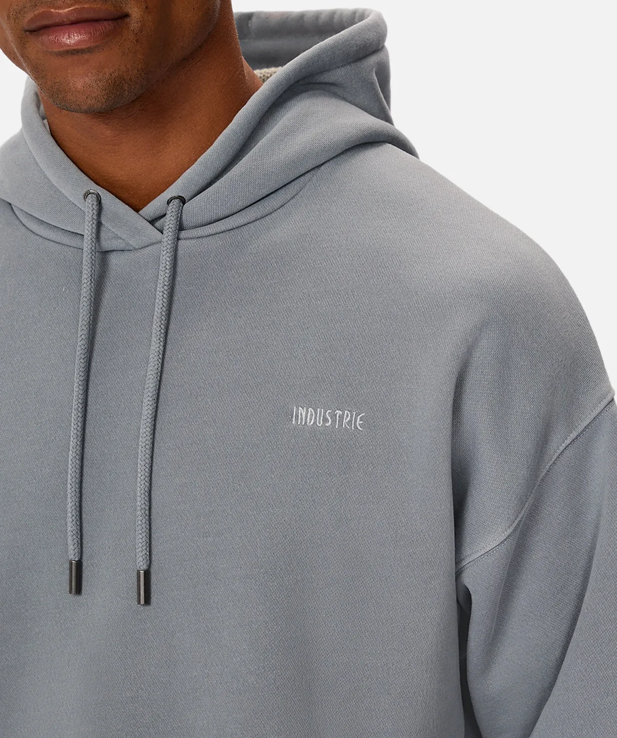 The Del Sur Washed Hood - Lake Blue