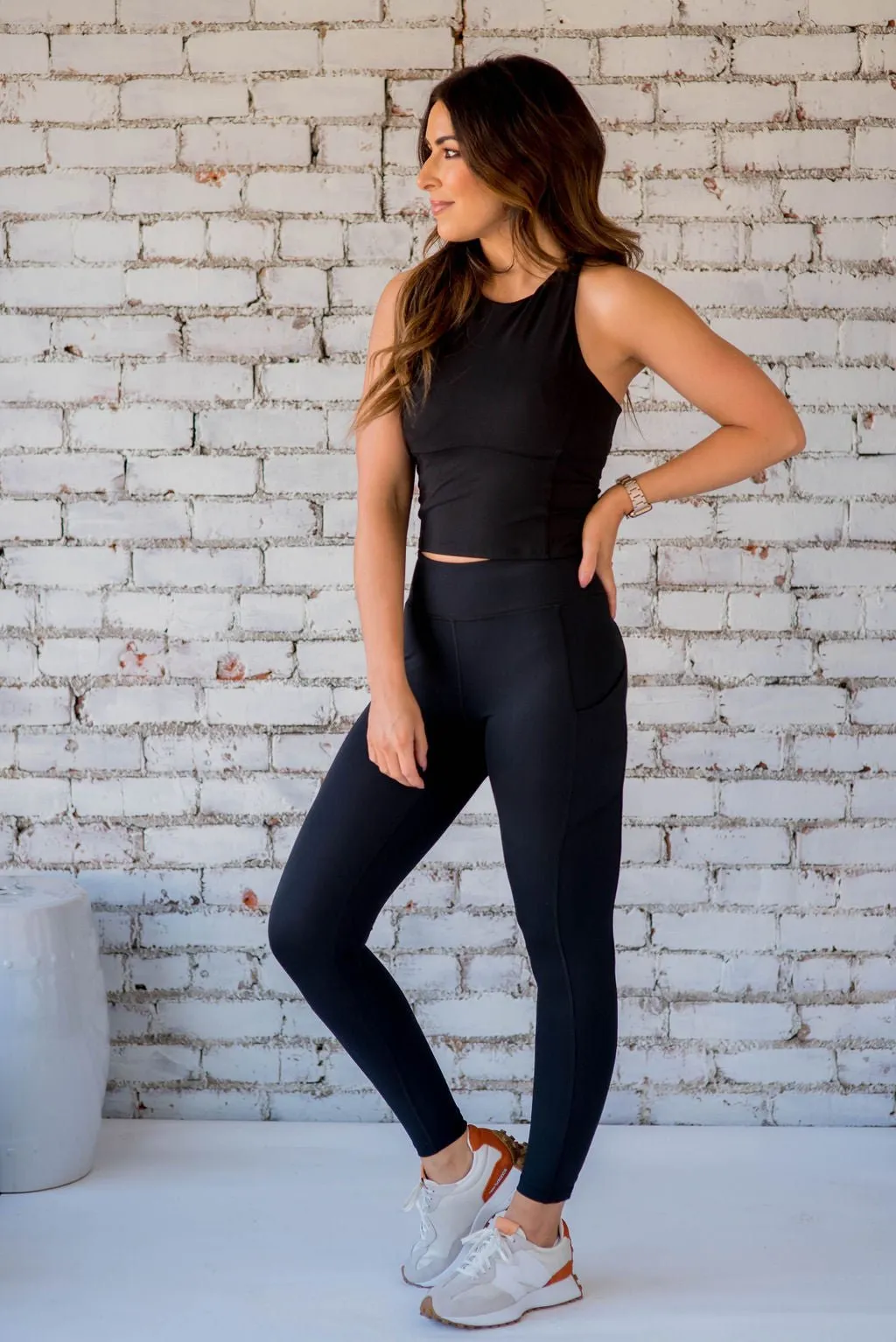 Thick Stitched Side Pocket Leggings