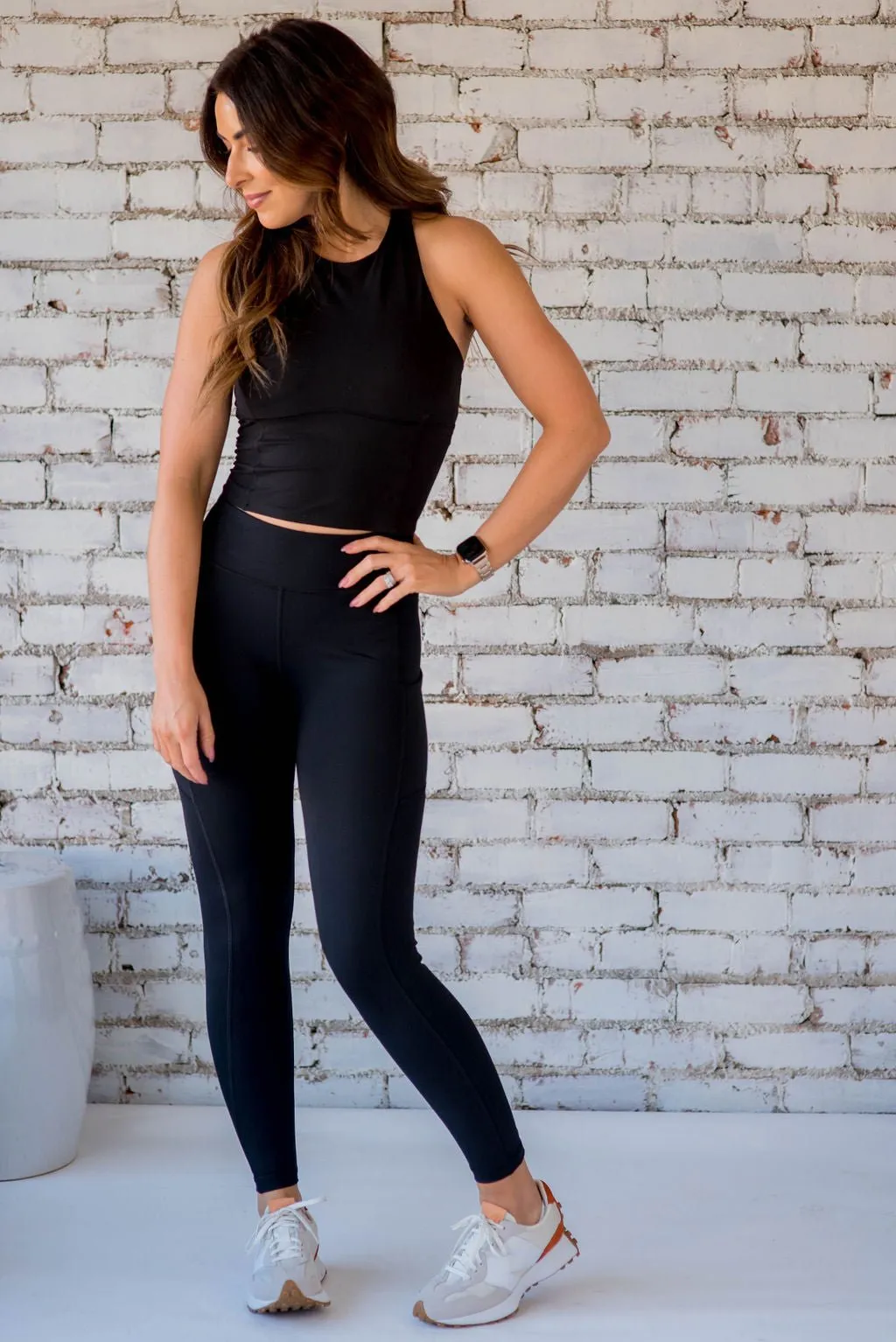 Thick Stitched Side Pocket Leggings