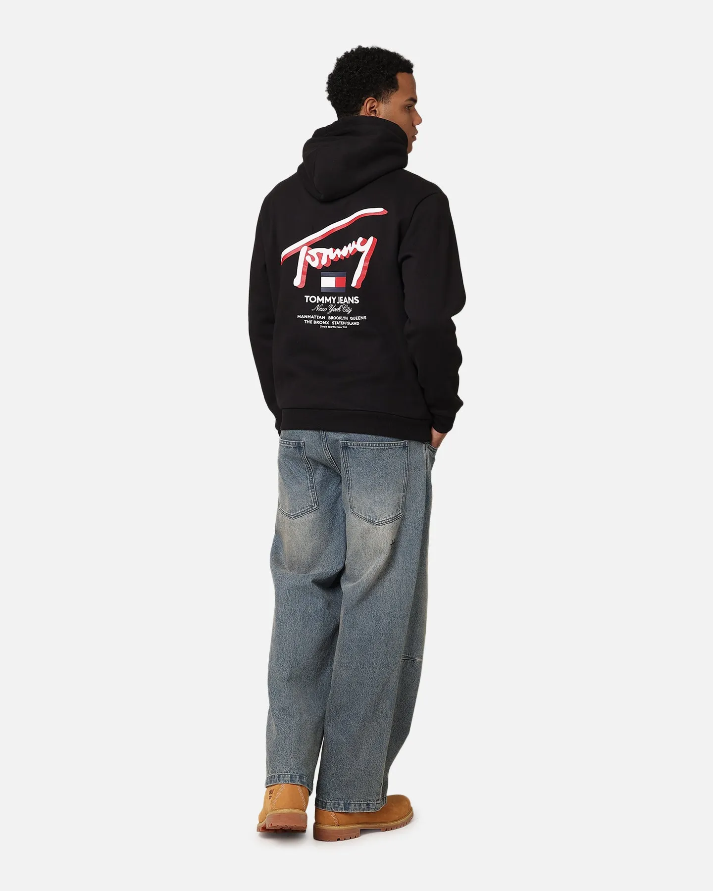 Tommy Jeans Reg 3D Street TJ Hoodie Black