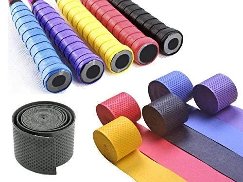 Toyshine Badminton Tennis Racket Overgrip for Anti Slip and Absorbent Grip - 4Pc, Multicolor - SSTP