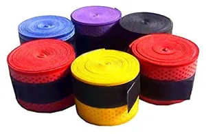 Toyshine Badminton Tennis Racket Overgrip for Anti Slip and Absorbent Grip - 4Pc, Multicolor - SSTP