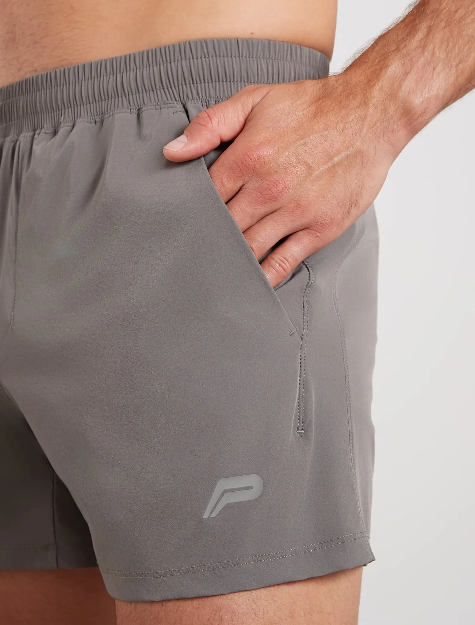 Training 5" Shorts - Light Grey