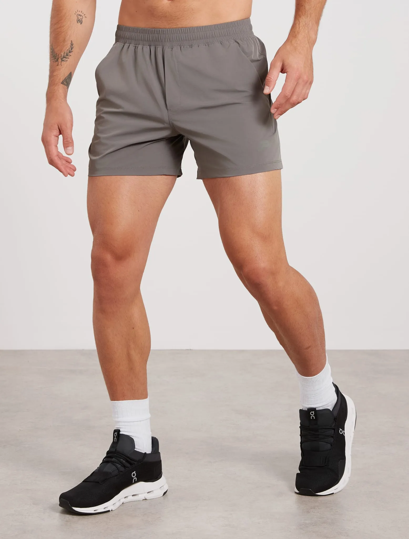 Training 5" Shorts - Light Grey