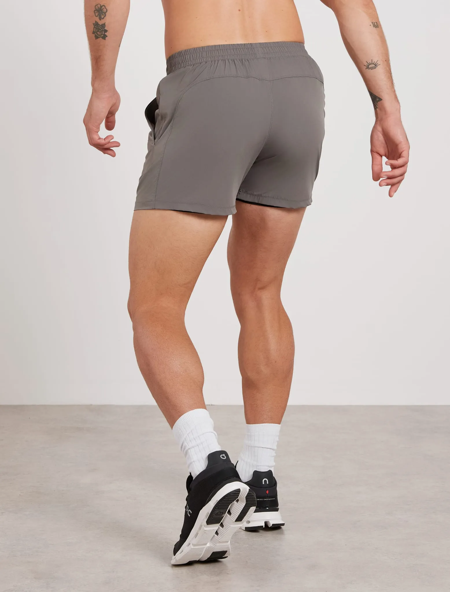 Training 5" Shorts - Light Grey