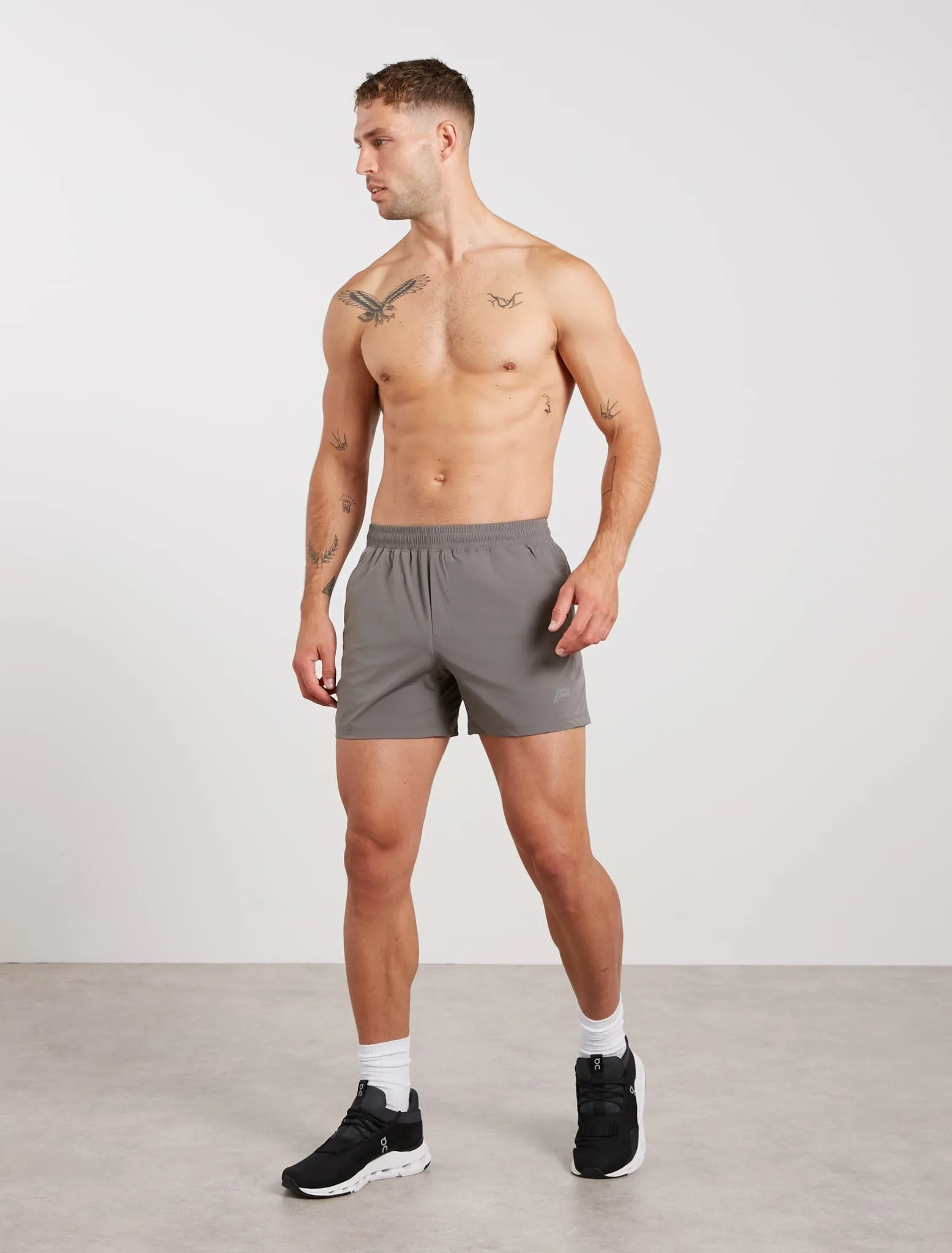 Training 5" Shorts - Light Grey