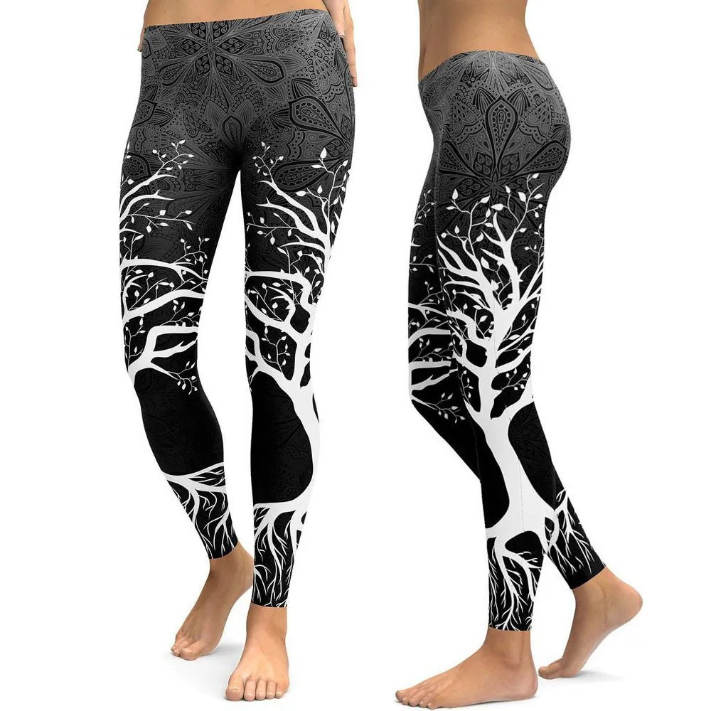 Tree Printed Leggings