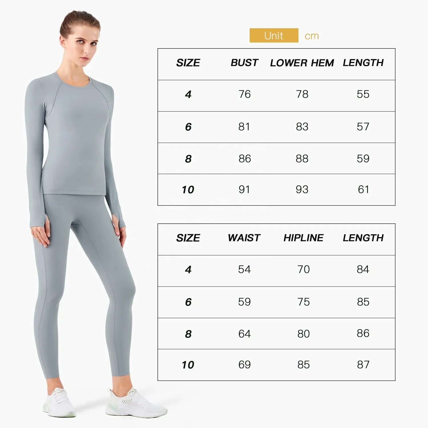 Trend4us Fitness Seamless Activewear Set