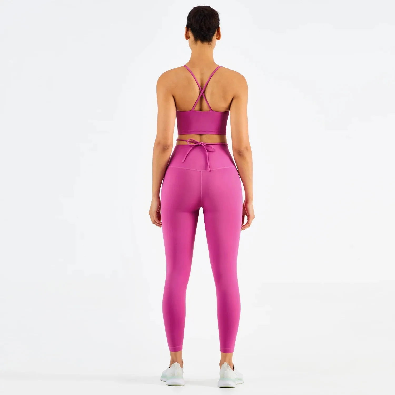 Trend4us Seamless Activewear Sports Bra Leggings Set