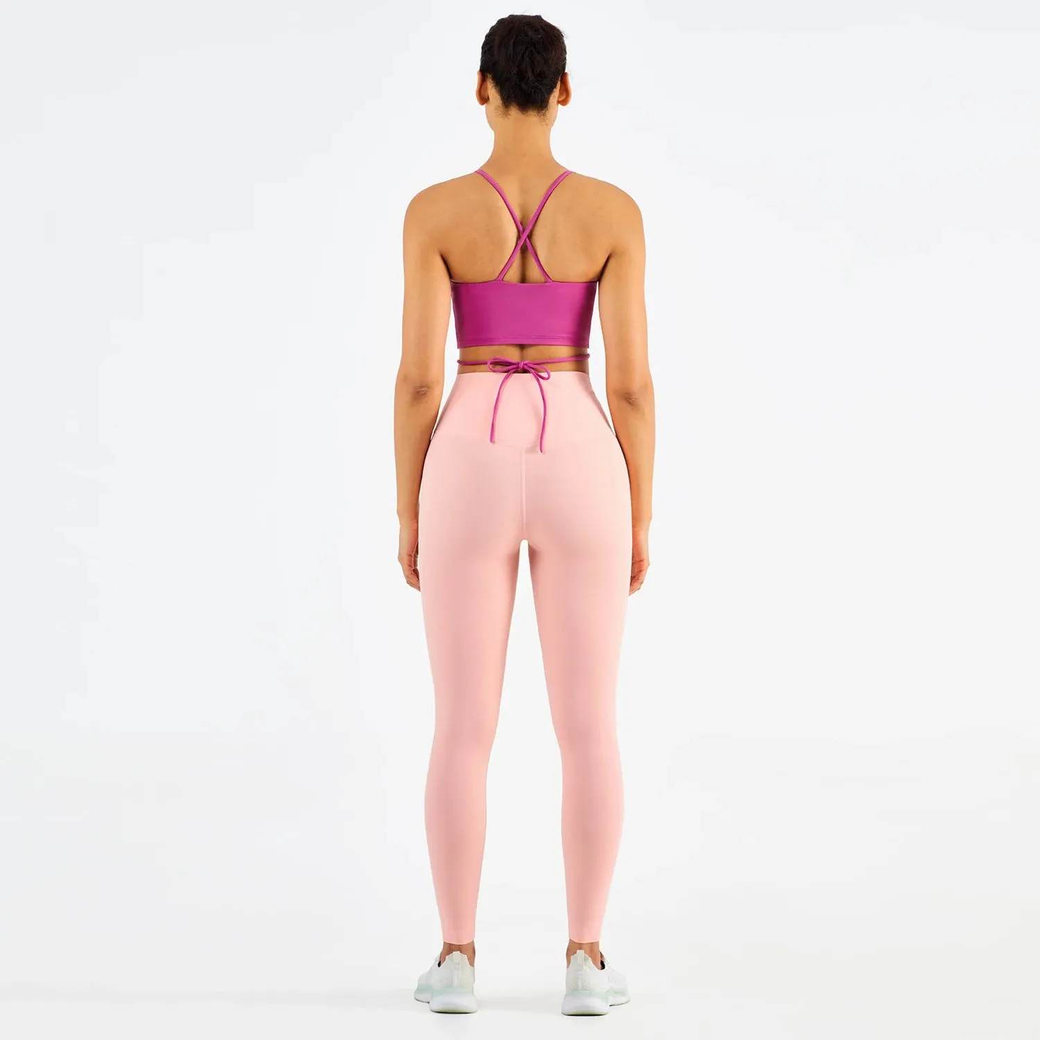 Trend4us Seamless Activewear Sports Bra Leggings Set