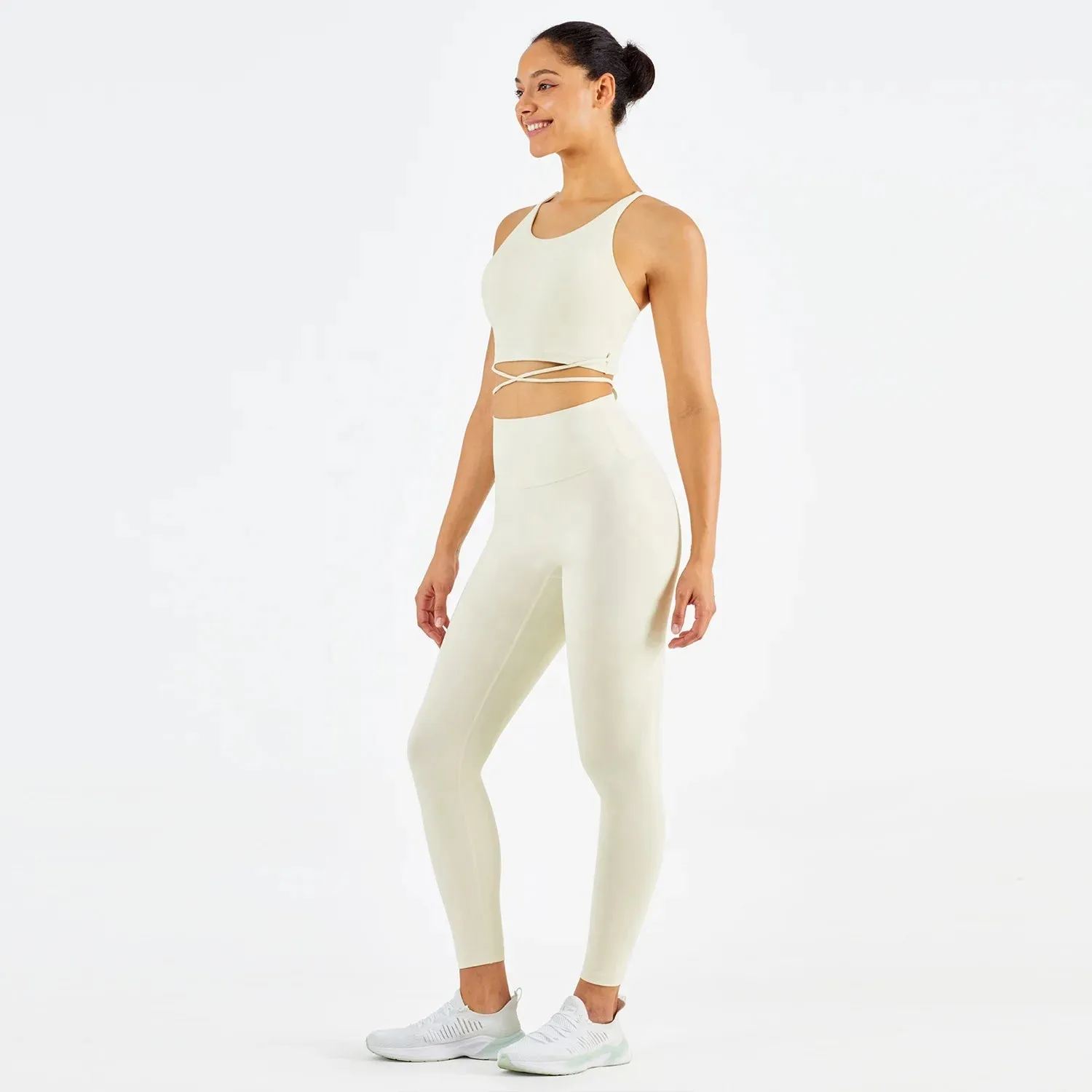 Trend4us Seamless Activewear Sports Bra Leggings Set