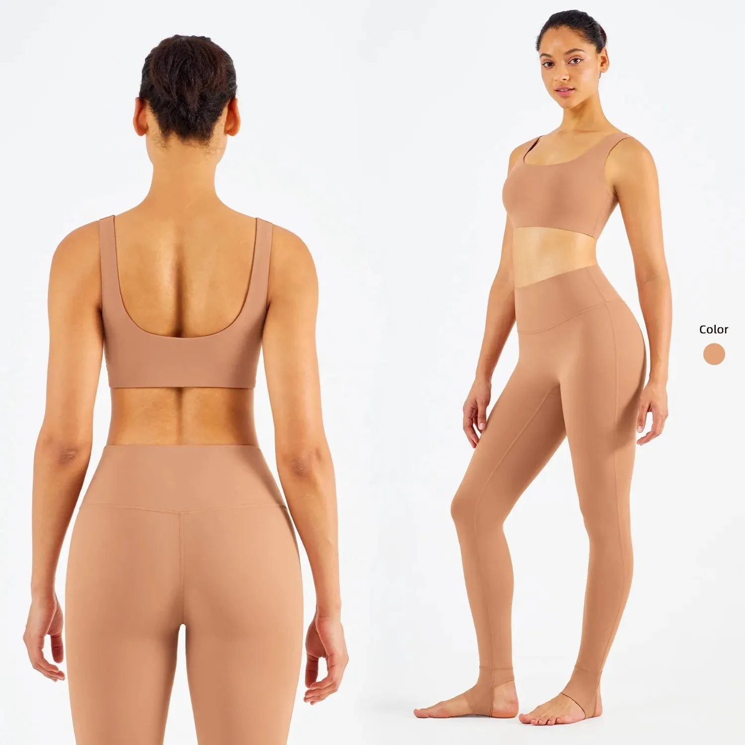 Trend4us Seamless Activewear Workout and Yoga Set