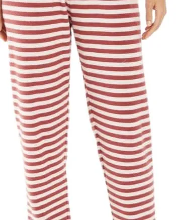 Twilight Stripe Jogger In Red | Red