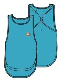 Twist Recycled Active Vest - Blue Pool