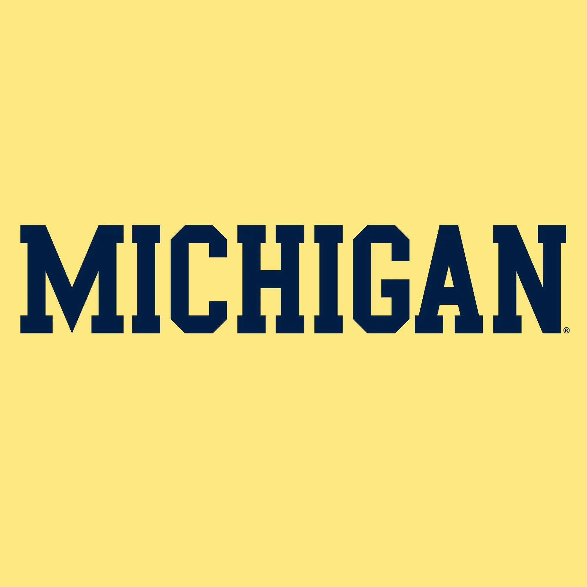UGP Block Michigan Sponge Fleece Hoodie - Yellow