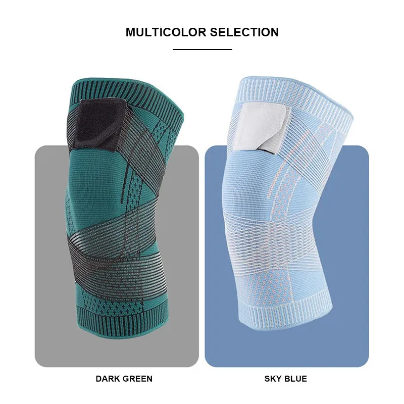 Ultimate Sports Knee Pads for Men & Women - Elastic Support Brace for Basketball & Volleyball Fitness