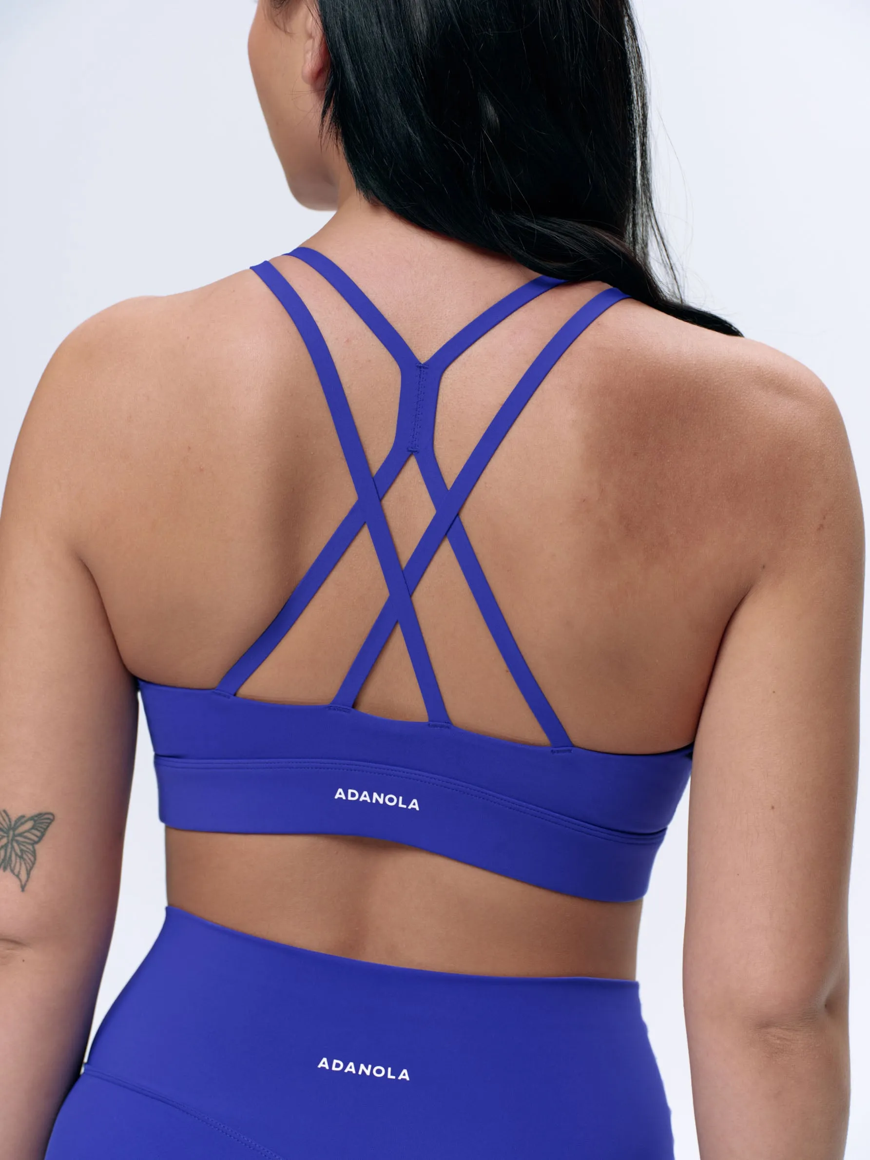 Ultimate Strappy Sports Bra - Cobalt Blue
