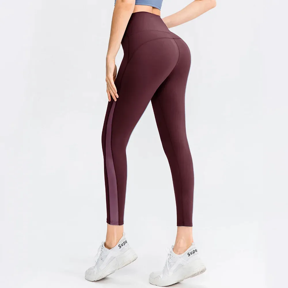 Ultra Comfort Mesh Yoga Leggings - High Waist Seamless Pants