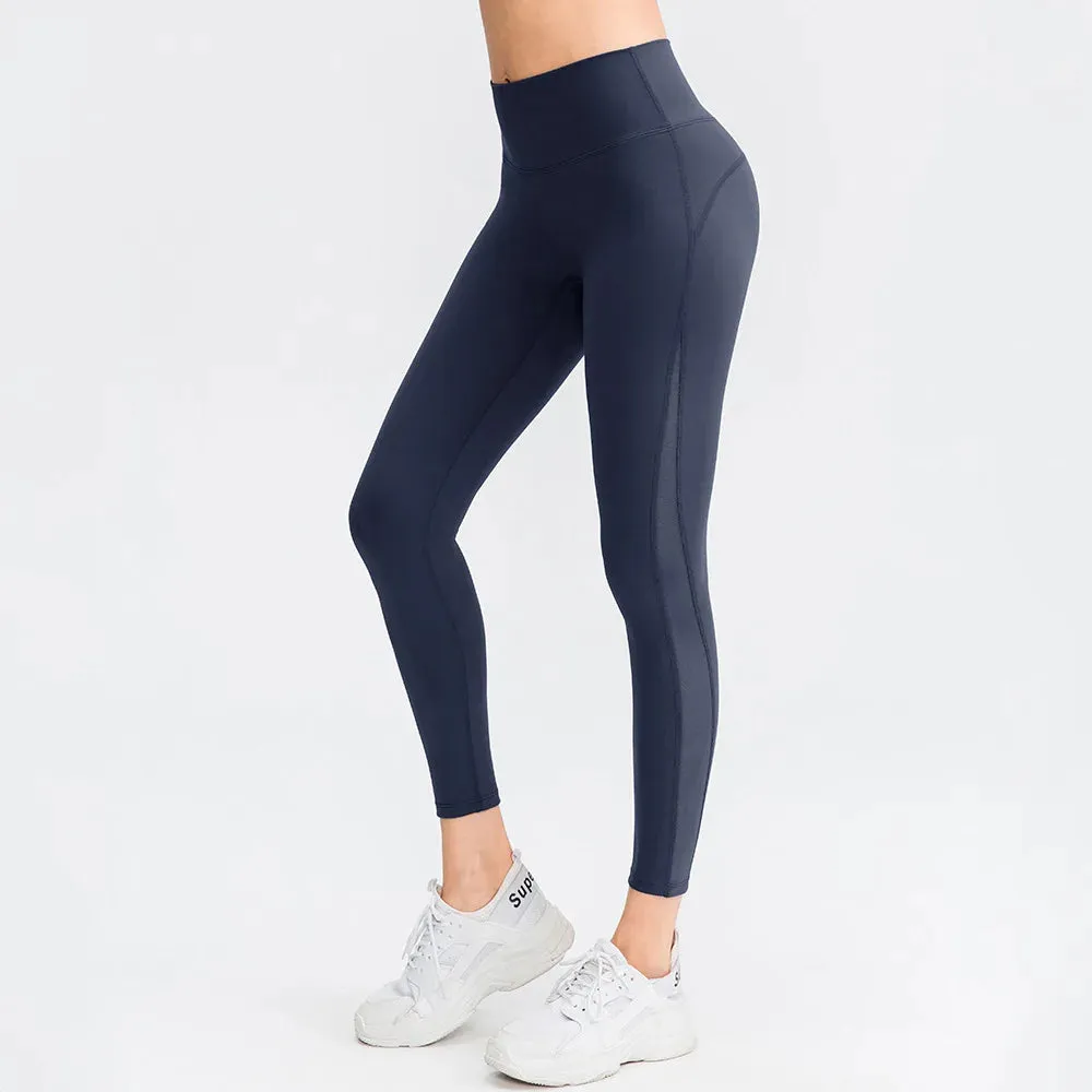 Ultra Comfort Mesh Yoga Leggings - High Waist Seamless Pants