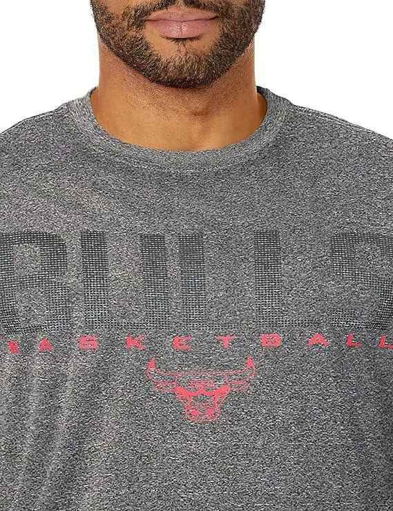 Ultra Game NBA Official Men‚Äôs Super Soft Game Day Long Sleeve T-Shirt - Unisex, Chicago Bulls|Chicago Bulls