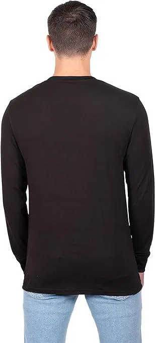 Ultra Game NFL Official Adults Super Soft Game Day Long Sleeve T-Shirt - Unisex, Las Vegas Raiders, Team Color|Las Vegas Raiders