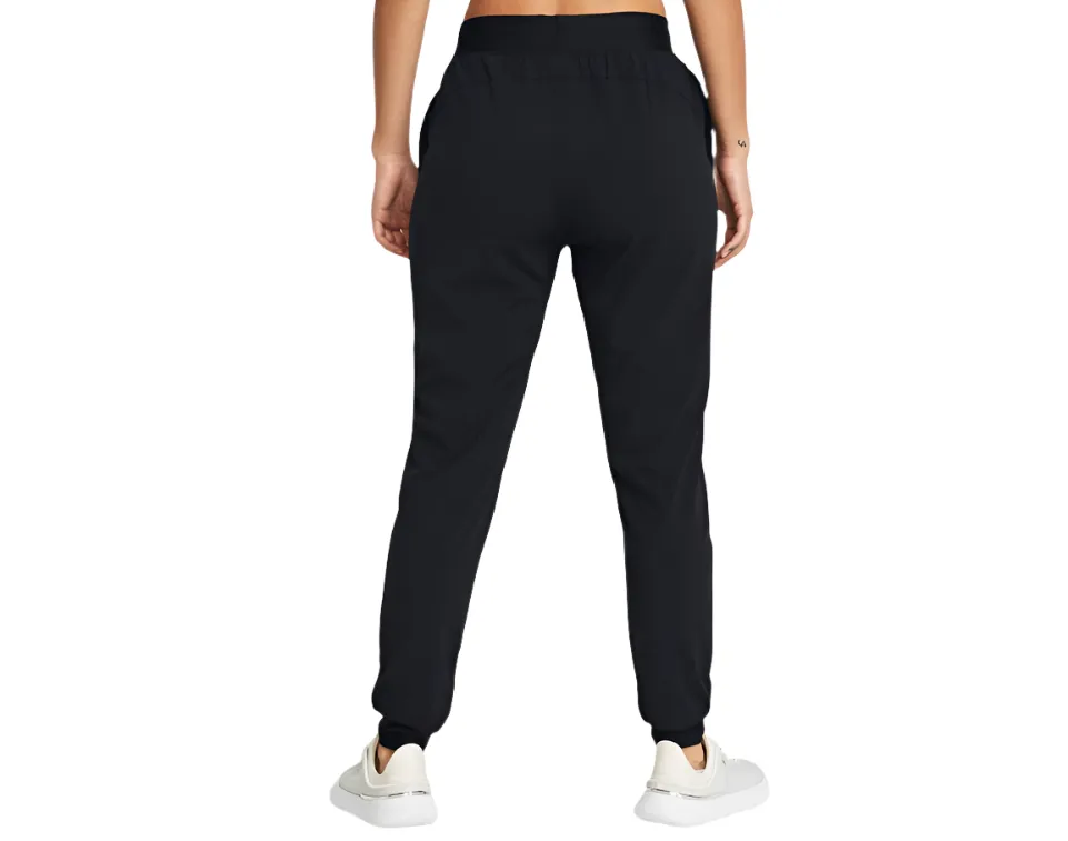 Under Armour Womens High Rise Woven Pants Black
