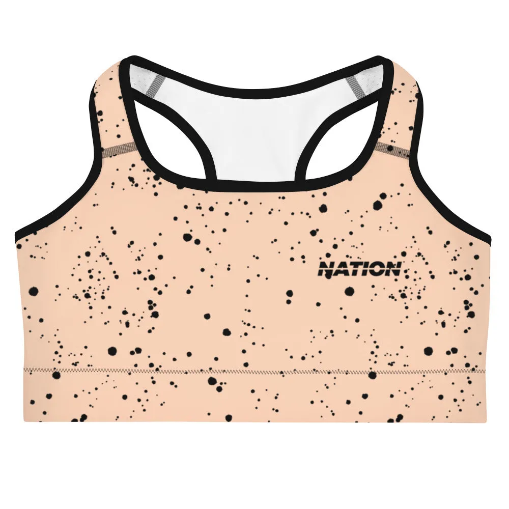 Unicorn Paint Sports bra