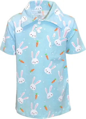Unique Baby Moisture Wicking Kids Polo Shirts for Toddler Boys Polo Shirt