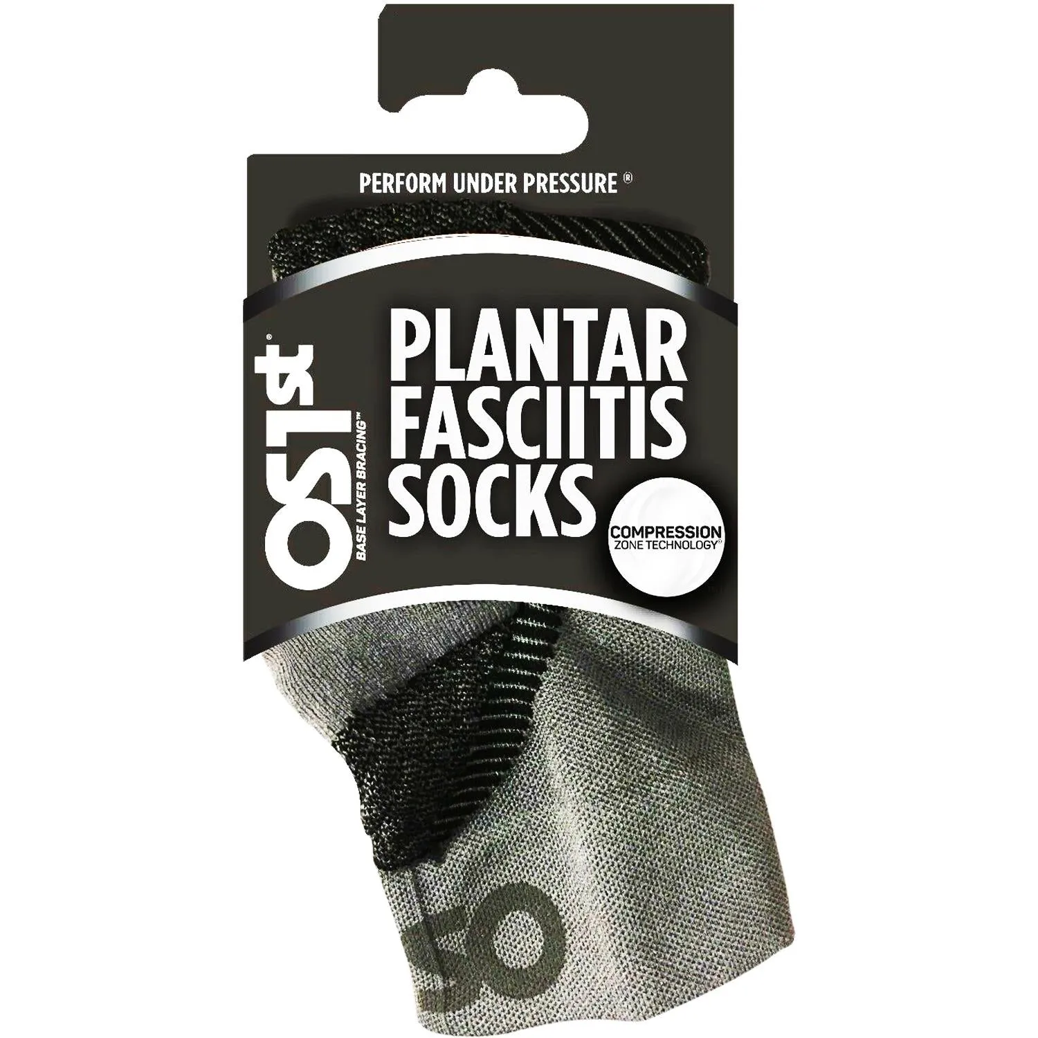 Unisex OS1st FS4 No Show Plantar Fasciitis Socks Pair