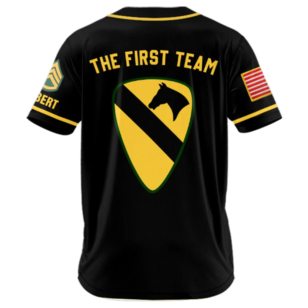 US Military Veteran Baseball Jersey Custom All Branches Rank Division Name For Soldier Veteran K1702
