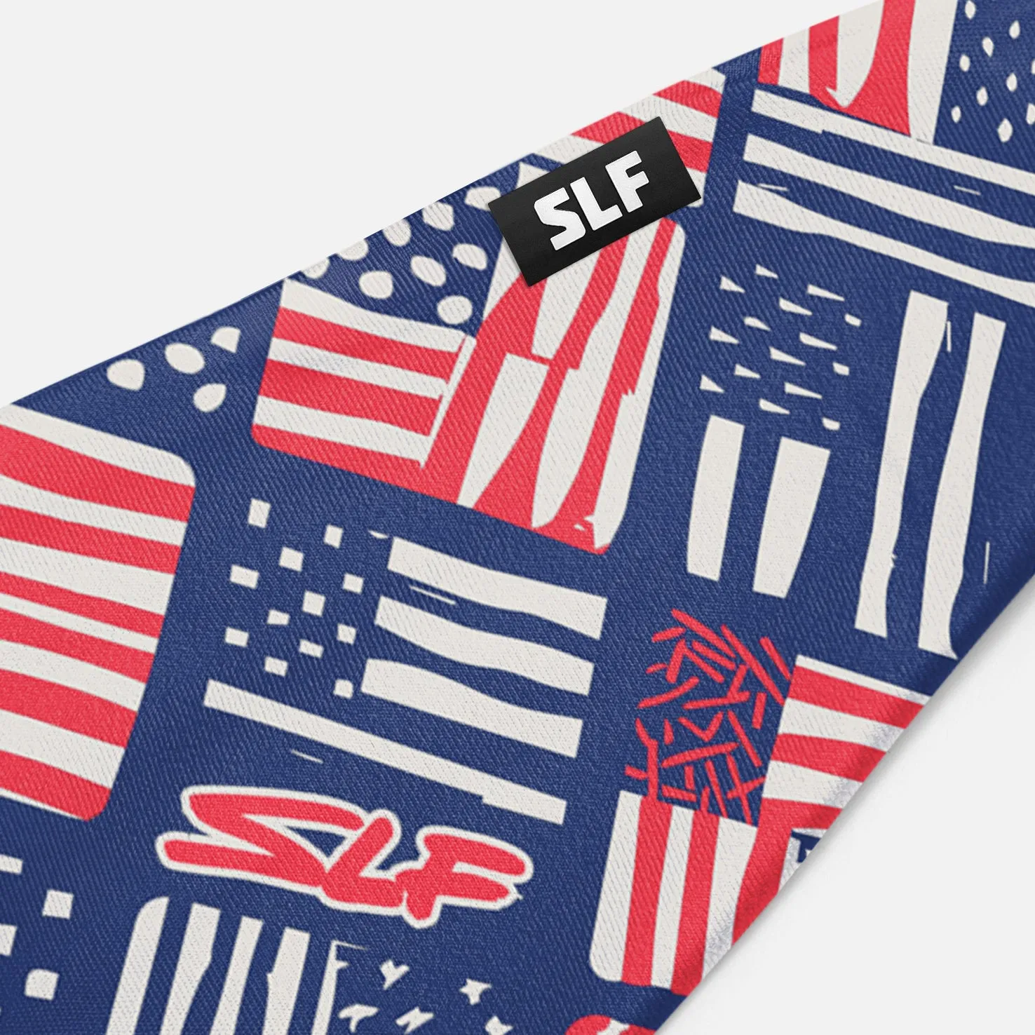 USA Flag Grid Muted Color Headband