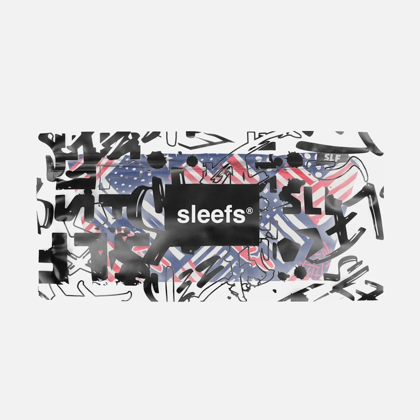 USA Flag Grid Muted Color Headband