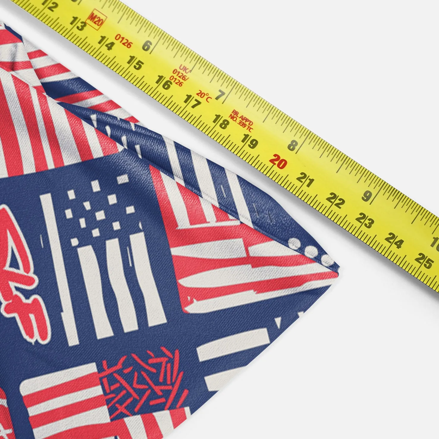 USA Flag Grid Muted Color Headband