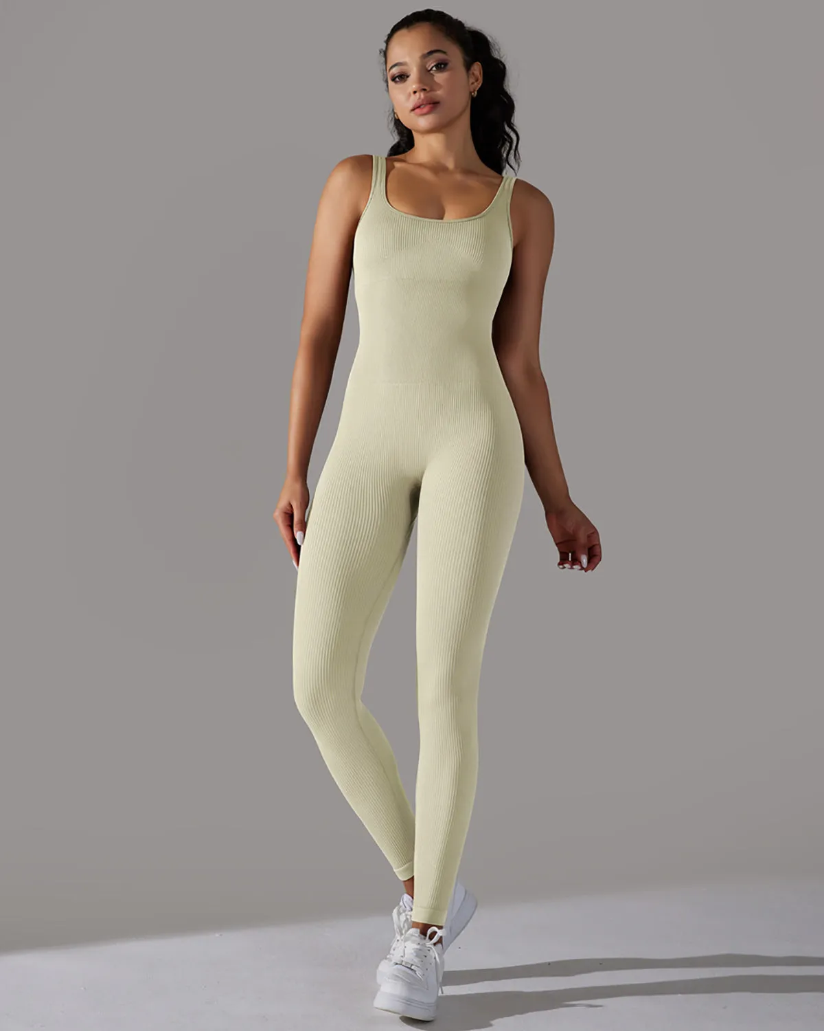 Veda Seamless Jumpsuit - Ivory