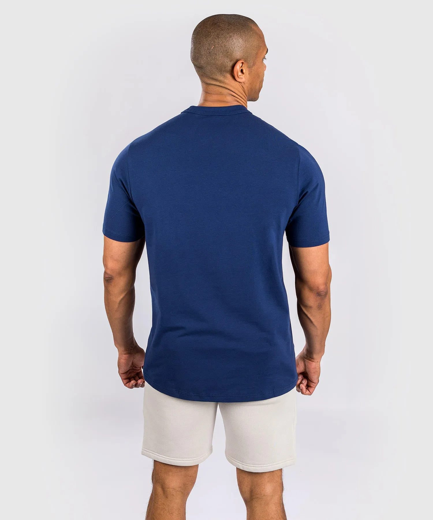 Venum Classic T-Shirt - Navy Blue/Orange
