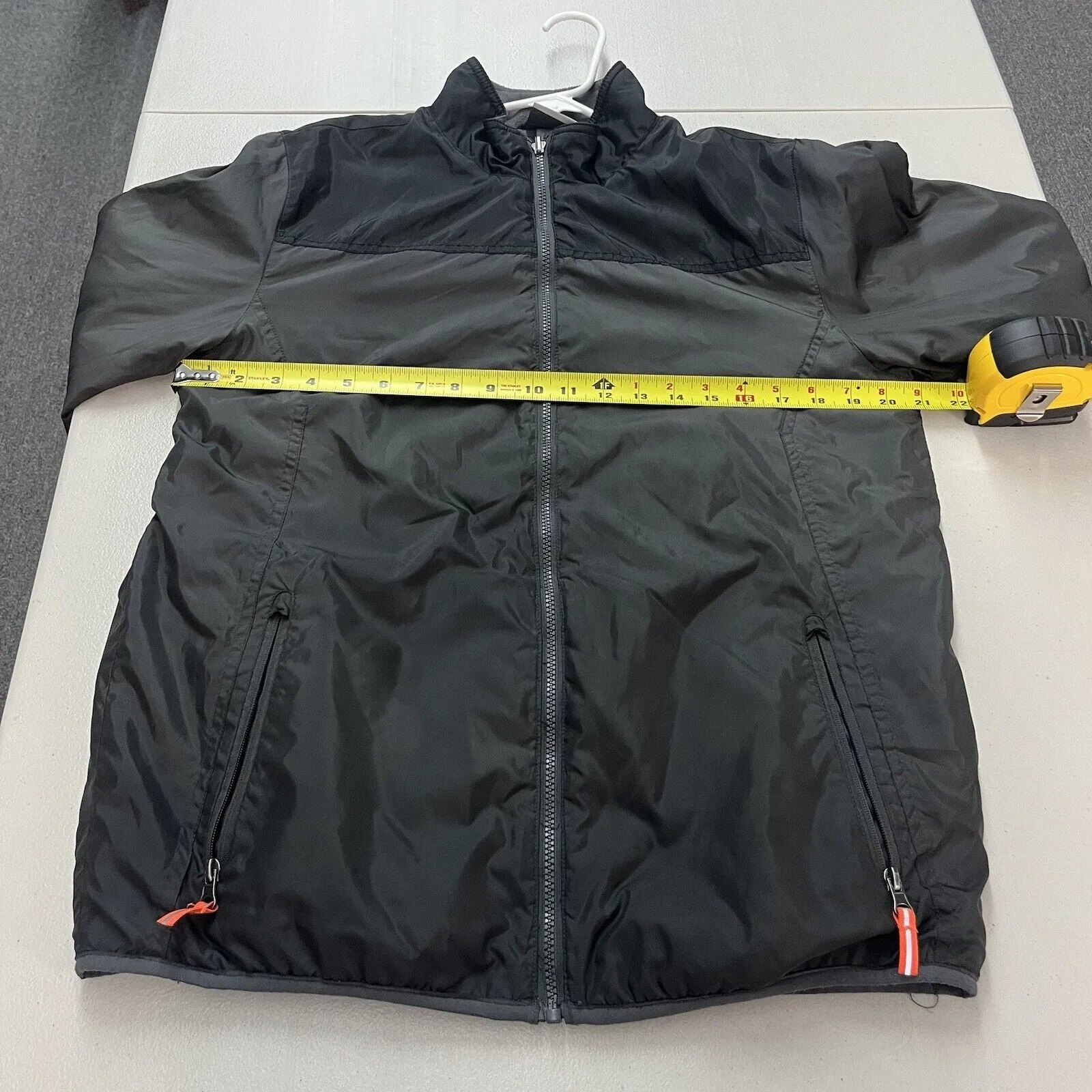 Vintage 2000s Y2K Champion Fleece Jacket Coat Full Zip Up Men's XL Black