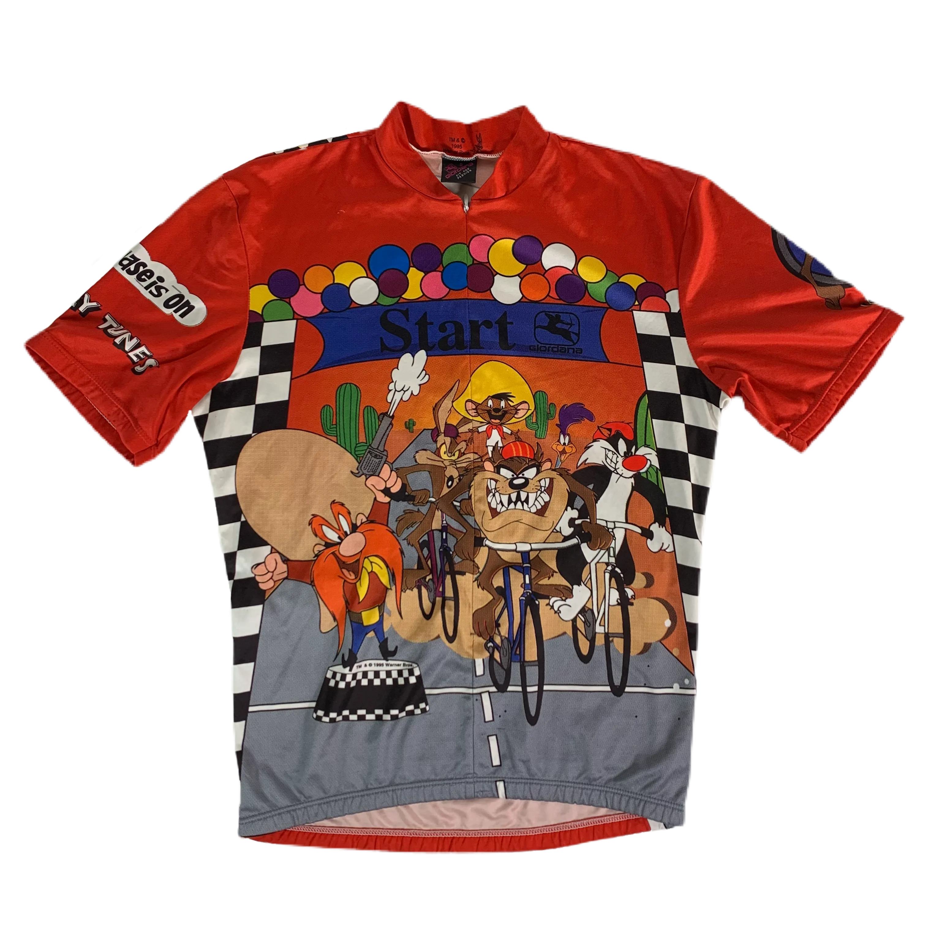 Vintage Giordana "Looney Tunes" Cycling Jersey