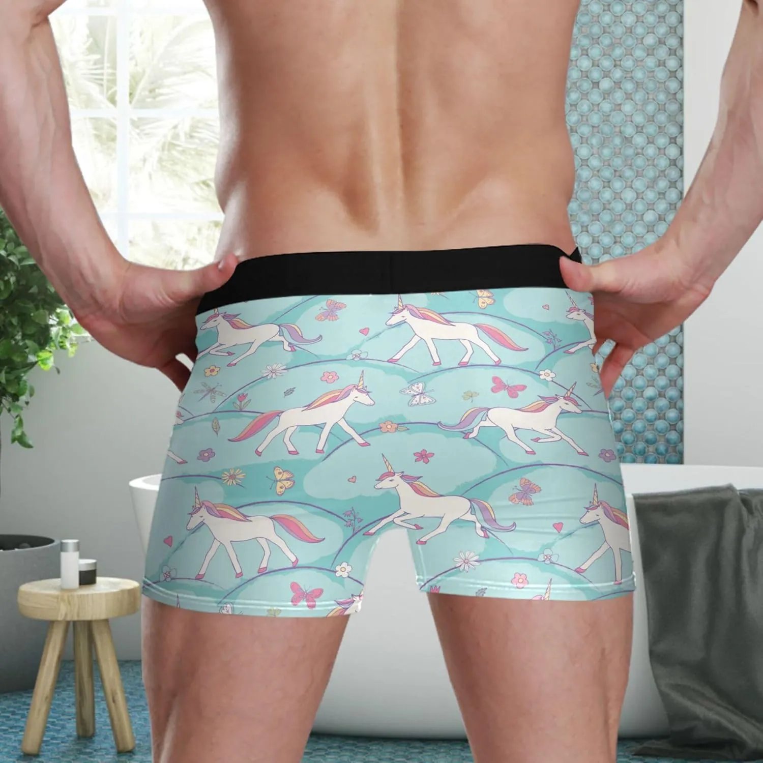 visesunny Men's Boxer Briefs Stretch Soft Lightweight Moisture-Wicking Underwear Men